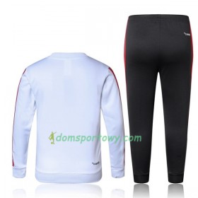 Dziecięcy AC Milan Komplet Bluzy Treningowe 2017-18 Biały